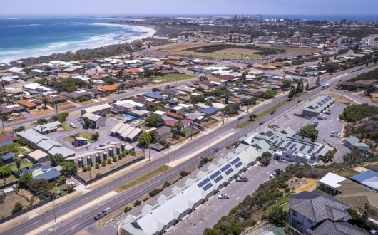Geraldton Motor Inn Aerial Beaches